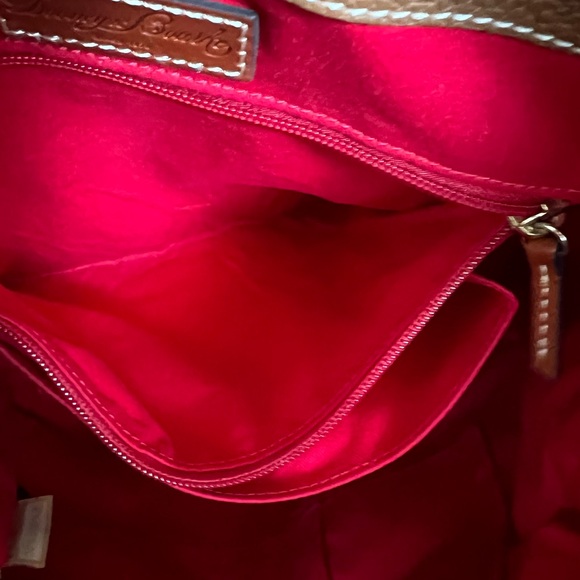 Dooney and Bourke Tan and Amber color Hobo Loc Satchel, 3 pieces - Picture 10 of 11